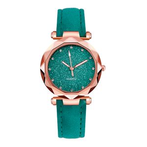 Lady Watch Fashion Leather Montre de Luxe kvinnliga kvinnliga armbandsur