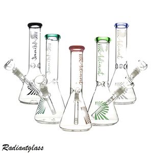 Bicchiere per narghilè Bong in vetro per pipe ad acqua materiale spesso per fumare bong da 10,7 
