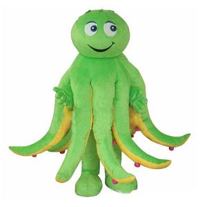 Halloween Octopus Mascot Costume Top Quality Cartoon theme character Carnival Unisex Adults Size Christmas Birthday Party Fancy Outfit