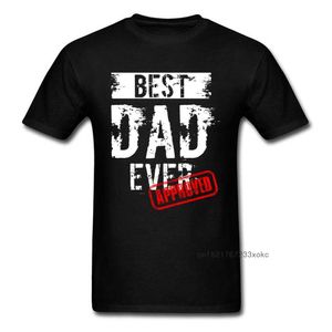 Dad Ever. Approved T Shirt Father Day Tshirt Mens T-shirts 100% Cotton Tops Funny Letter Tees Europe Clothing Black 210629