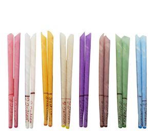 8 colors orange blue Indian Therapy Ear Candle Natural Aromatherapy Bee Wax Auricular Therapy Ear Candle Coning Brain Ear Care Candle Sticks