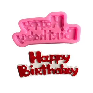 Torta di tassa di buon compleanno in silicone decorazioni decorazioni stampo stampo cioccolato stampi da forno di silicio per pantaloni da caramelle gelatina 1222275 1222275