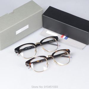 Fashion Sunglasses Frames York Brand Thom Eyeglasses Men Women TB016 Optical Vintage Spectacle Retro Glasses Frame Reading Eyewear Oculos De