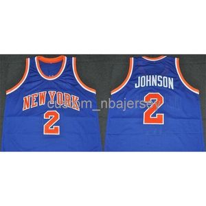 Homens Mulheres Juventude Larry Johnson Road Classics Basquetebol Jersey Costume Nome Personalizado Qualquer Número