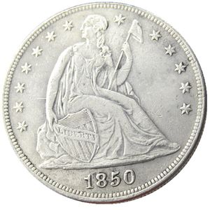 US 1850-1859 Seated Liberty Dollar Silver Plated Copy Coins metal craft dies manufacturing factory Price