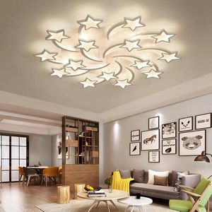 Wholesale star chandeliers for sale - Group buy Chandeliers Modern LED Chandelier Star Living Room Bedroom Lighting Remote Control ceiling Acrylic Light Lamp Fixture