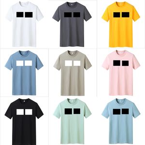 高品質の目の男性と女性のTシャツ夏の半袖ファッションプリントトップカジュアル屋外ラウンドネック衣料品スーツ卸売カスタムLogo21SS 9色M-3XL