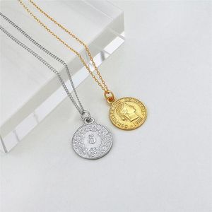 Wholesale silver penny for sale - Group buy Sole Memory Penny Coin Queen Retro Simple Sterling Silver Clavicle Chain Female Necklace SNE535 Chains