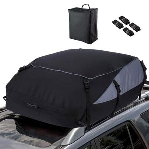 Wholesale luggage carrier for suv for sale - Group buy Outdoor Bags Foldable Car Luggage Bag D Waterproof Roof Carrier SUV Self driving Organizer Cargo Travel