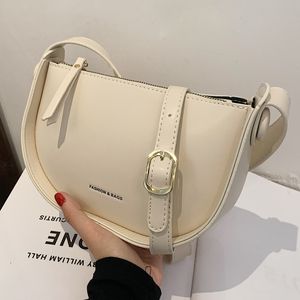 Umhängetaschen für Damen, hochwertige Designer-Handtaschen aus weichem Leder, luxuriöse, trendige Schulter-weibliche weiße Messenger-Taschen