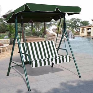 Camp Furniture Goplus Loveseat Patio Canopy Swing Glider Hängematte gepolsterte Stahlrahmenbank Outdoor Garden OP70493