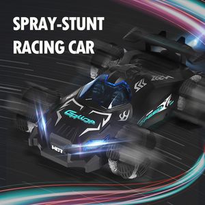 Drift spray racing high-speed music light 2.4g car remote control children's electric charging toy car