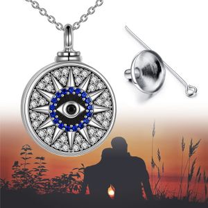 Kremacja Biżuteria dla Ashes Wisiorek Kobiety Posiada Exquisite Evil Eye Wisiorek Naszyjnik Dla Kobiet i Człowiek Ashes Memento