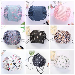 Makeup Storage Bag Cosmetic Organizer Kvinnor Läppstift Eye Shadow Borste Pouch Badrum Hem Gear Organisation Tillbehör