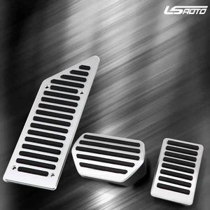 LS AUTO Covers for 508/ C5 AT/MT Elysee Aluminum alloy styling Car Pedal Pads