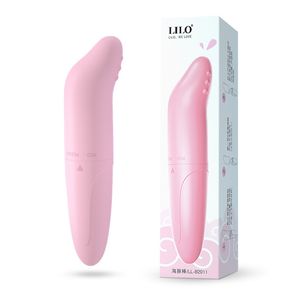 Lilo Batom Vibrador Sexo Brinquedo Jogo Adulto Mulher G Spot Mini Vibradores Lip Stick Sakura com caixa de varejo 080203