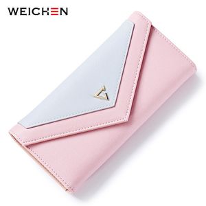 幾何学的封筒財布女性デザイナー女性財布カード電話コインポケット財布高品質