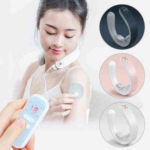 Neck Foot Face Body Massager Electric Massage TENS Therapy Health Care Relax Back Pain Relief Tool Remote Control Vibrator