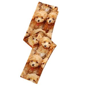 Прыжки метров детские девушки собака печать леггинсы брюки для осенних весенних длинных животных тощая детская одежда 210529