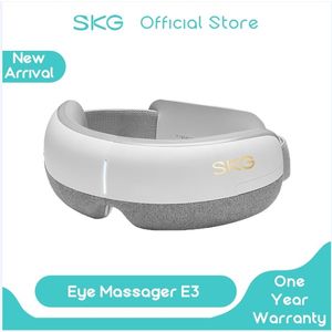 SKG Smart Eye Massager E3 Airbag Shiatsu Massage Vibration Eye Care Instrument Hot Compress Bluetooth 5Modes Skin Friendly EMS 210309