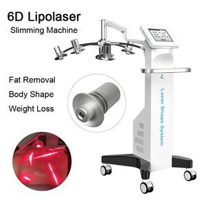 6D LIPO Lazer Zayıflama Makinesi Lazer Liposuction Yağ Kilo Kaybı Vücut Şekli Lipolazer Ekipman CE Onaylandı