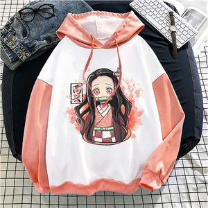 demon slayer anime hoodie nezuko graphic pullover harajuku kawaii hoodies itself tops winter aesthetic sweatshirt women 211130
