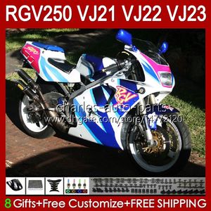 Body Kit For SUZUKI RGV250C SAPC VJ21 RGV250 RGV-250CC Bodywork VJ-21 Panel 21HC.96 RGVT RGV 250CC 250 CC RGV-250 88 89 RGVT-250 VJ 21 1988 1989 OEM Fairing stock color new