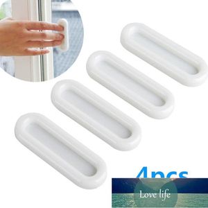 4 Pcs/set Paste The Open Sliding Door Handles for Interior Doors Glass Window Cabinet Drawer Wardrobe Self-adhesive Handle