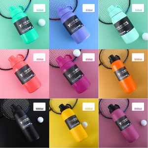 Large Capacity Vacuum Insulated Bottle 650ml/1000ml Stainless Steel Sports Water Jug for Outdoor Camping Hiking