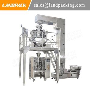 Landpack Industrial Equipment Multi Head Weigher Full Automatic Pillow Packing Machine for Donuts