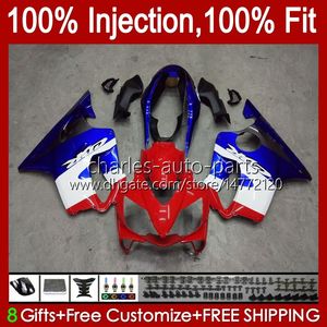 Motorcycle OEM Fairings For HONDA CBR 600 F4 FS CC 600F4 CBR600F4 1999 2000 Bodywork 54No.115 CBR600FS 600CC Red white blue 1999-2000 CBR600 F4 99 00 Injection mold Body