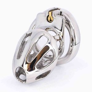 NXY Chastity Device Bdsm Stop Masturbation Cock Cage Lockable with Fetish Penis Rings Locker Belt Cockring Male 18+ Sex Toys for Men1221