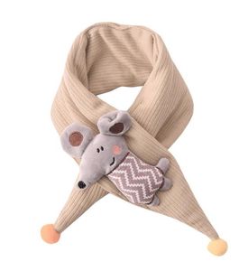 Kid Animal Knit Scarves Kids Cartoon Shawls Collar Thickening Scarf Baby Boys And Girls Winter Knitted Clothes