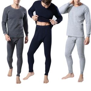 Winter Mens Warm Thermal Underwear for men Long Johns Thermo Underwear Sets Thick Plus Velet Long Johns Man Suits 211211