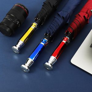 Guarda-chuvas automáticos de cabo longo guarda-chuva de negócios para carro de golfe de luxo masculino colorido fibra de vidro Paraguas