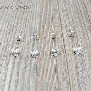 Bear jewelry making kits 925 sterling silver earrings for women Tours Dolls fashion Charms woman studs sets 4 PCS teen girl wedding party Europe style gift 611143500
