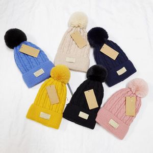 Winter spring woman Hats man Travel boy Fashion adult Beanies Skullies Chapeu Caps Cotton Ski ca ps girl pink hat keep warm cap 6color yellow black blue