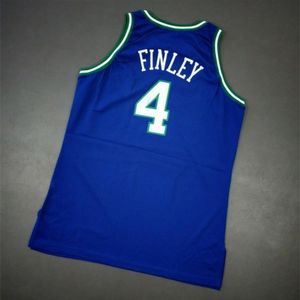 001Rare Basquete Jersey Homens Juventude Mulheres Vintage Michael Finley Champion 96 97 High School Lincoln Tamanho S-5XL Personalizado Qualquer nome ou número