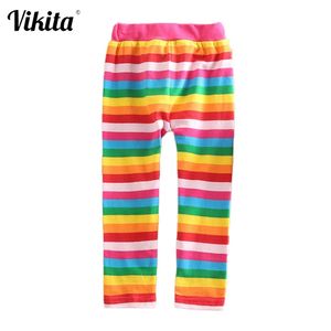 Vikita Kids Leggings Mädchen Cartoon Hose Baby Chicas Lange Hose Fills Leggings Regenbogen Einhorn Leggings Für Mädchen F5508 Mix 210303