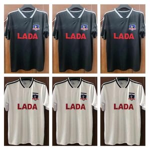 1991 Colo Colo Retro Soccer Jerseys Argentinië CSD Home White Away Black Vintage Camiseta de Fútbol Klassieke voetbalhirts Camisa de futebol S XL