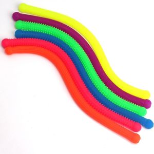 stress relief toys round head TPR noodle rope decompression soft elastic rope environmental protection material noodle toy H26RHG7
