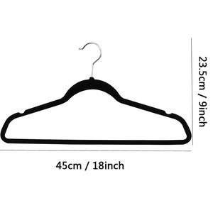 Velvet Flocking Hanger Non Slip Clothes Hanger Rotatable Hook Coat Hanger No Trace Pant Hangers Windproof Clothe Hangers Rack XVT0404