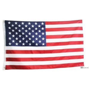 new3x5Fts 90x150cm Stati Uniti Stelle Strisce USA Bandiera americana americana dell'America EWE5577