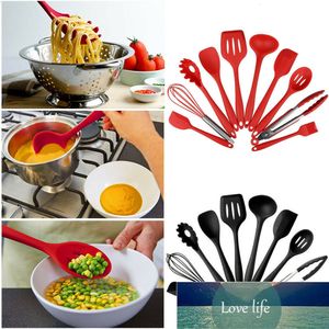 10 Pcs Kitchenware Silicone Heat Resistant Kitchen Cooking Utensils Non-Stick Baking Tool Egg Beater Brush Cooking Tool Sets