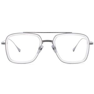 Luxury Fashion Unisex Square Bigrim Sunglasses Frame 06 Pure-Titanium Apron Fullrim 55-18-144 Design GOGGLES for Prescription fullset packing case