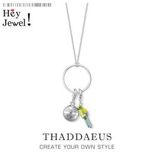 Charm Halskette Globus Papagei, 2020 Frühjahr Neue Mode Schmuck Europa 925 Sterling Silber Trendy Bijoux Geschenk Für Frauen Mädchen Q0531