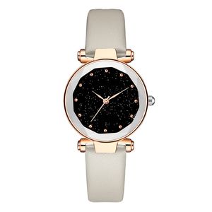 Мода Womens Watch Quartz Часы 30 мм Кожаный ремешок из нержавеющей стали Безрель Идеальное качество Женские наручные часы для подруги подарок на день рождения