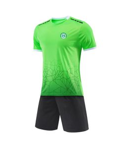 FC Groningen Herren-Trainingsanzüge, hochwertige Freizeitsport-Outdoor-Trainingsanzüge mit kurzen Ärmeln und dünnen, schnell trocknenden T-Shirts