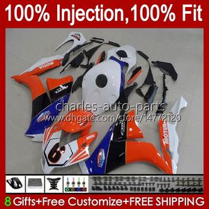 Spritzgusskörper für HONDA CBR 1000 CBR1000 RR CC Verkleidungen CBR1000RR 12 13 14 15 16 50No.49 CBR Orange blau 1000RR 2012 2013 2014 2015 2016 1000CC 12-16 OEM-Verkleidung