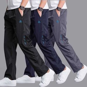LOMAIYI Men's Spring/Summer Pants Men Casual Pants Mens Breathable Quick Dry Trousers Male Loose Wide Leg Straight Pants AM413 Y0927